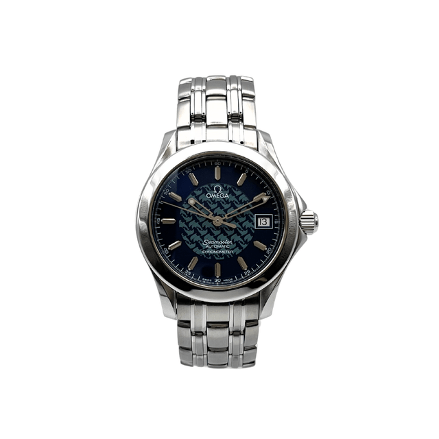 Omega Seamaster 120m Jacques Mayol Watch 2500.80 / オメガ シーマスター 120m ジャックマイヨール1997 