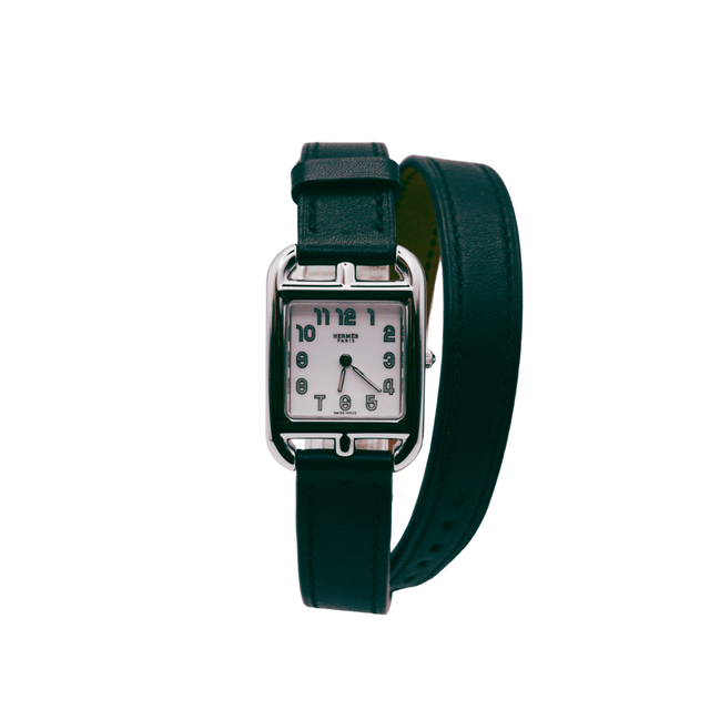 HERMES Cape Cod CC1.210 Dubrutur Silver Dial Quartz