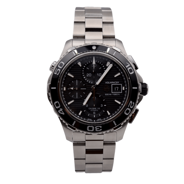 TAG Heuer Aquaracer 500M Date Fullset Calibre 16 Date CAK2110.BA0833 / タグホイヤー アクアレーサー クロノグラフ デイト